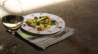 Goat Cheese & Asparagus Tartlet